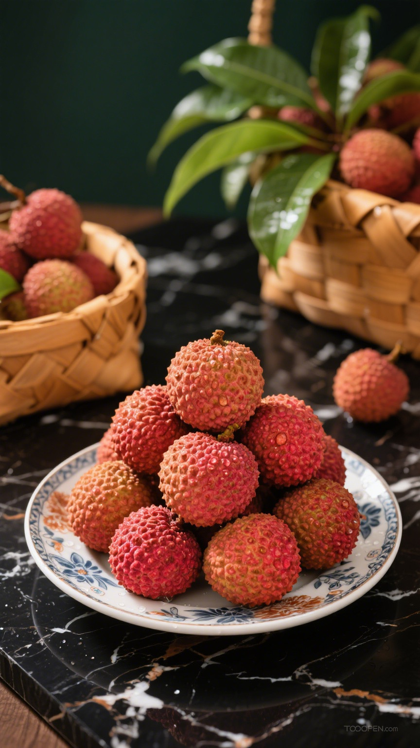 新鲜现摘荔枝创意摄影高清美图-13