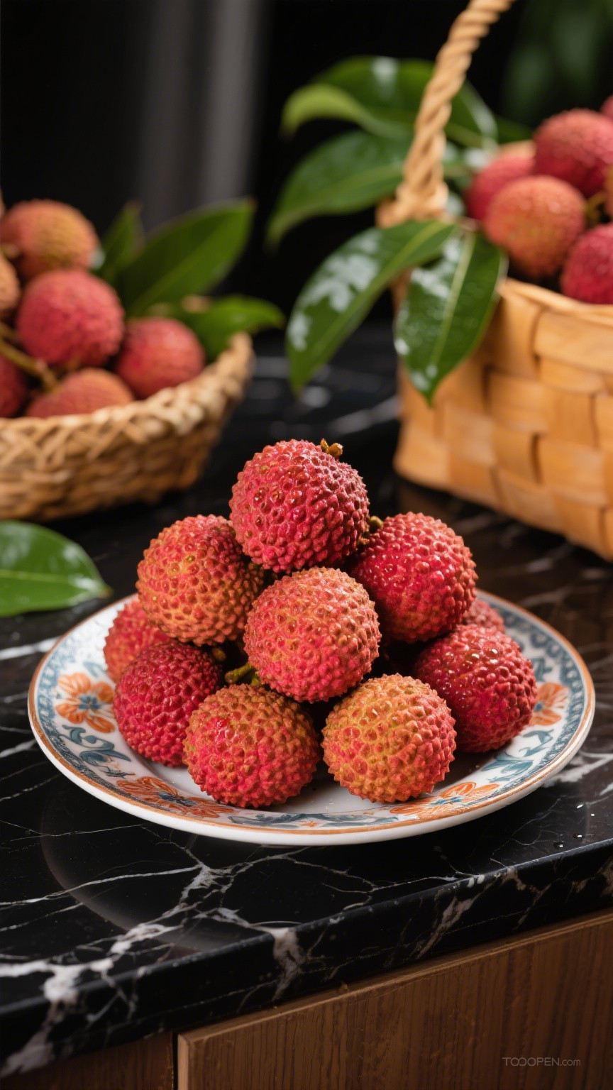 新鲜现摘荔枝创意摄影高清美图-14