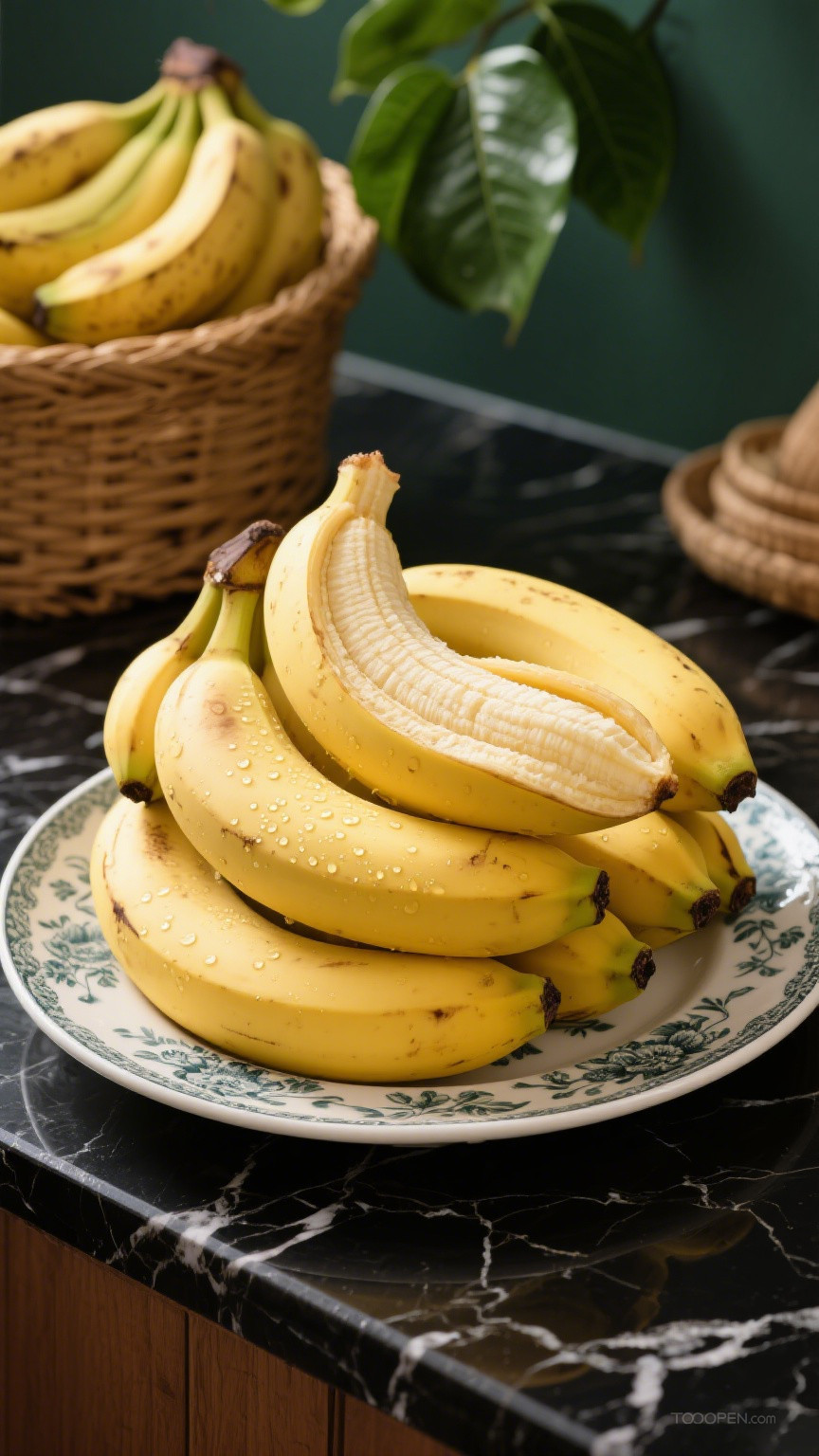 新鲜现摘香蕉创意摄影高清美图-02