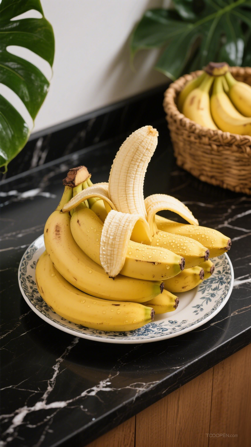 新鲜现摘香蕉创意摄影高清美图-03