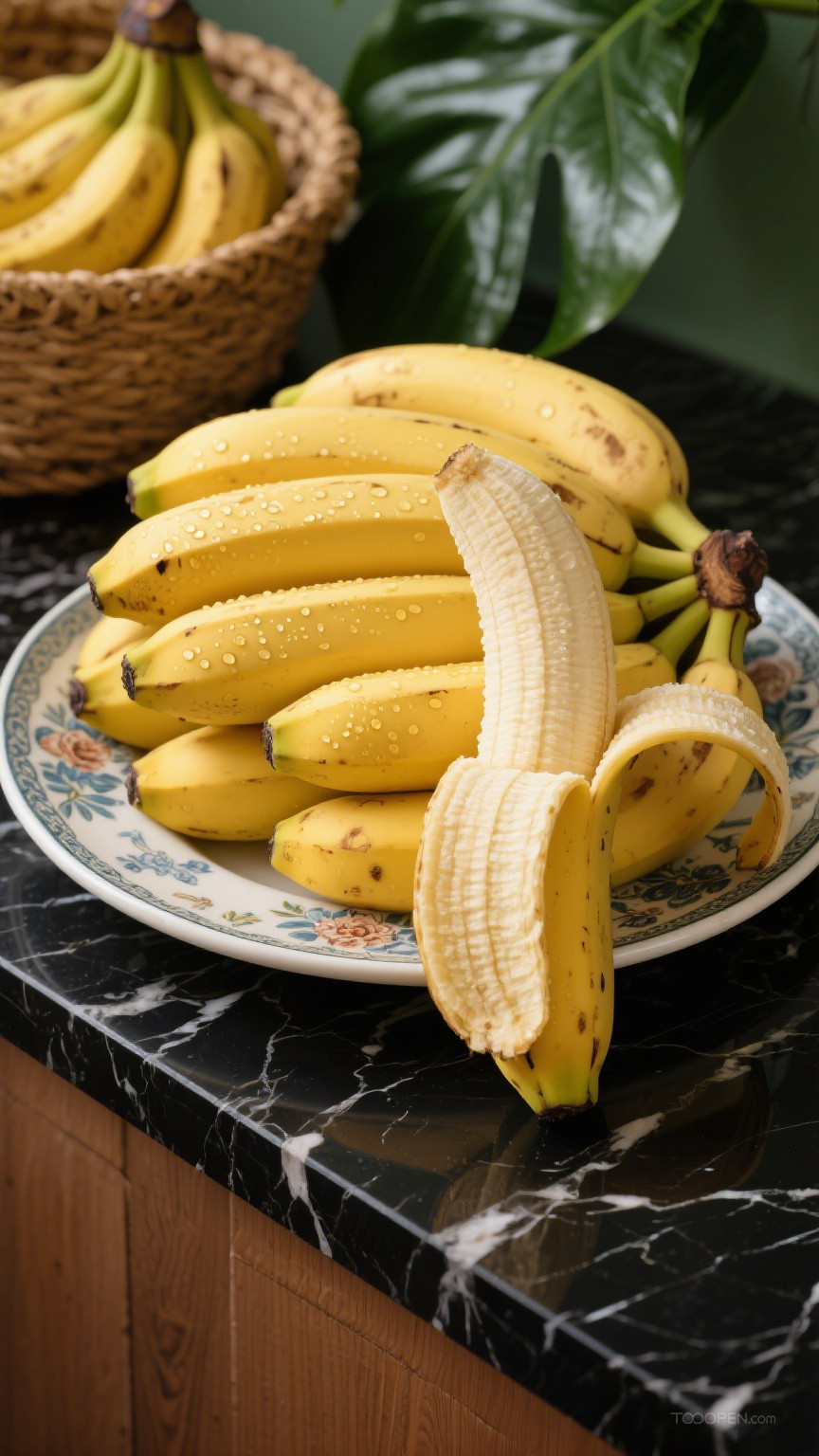 新鲜现摘香蕉创意摄影高清美图-04