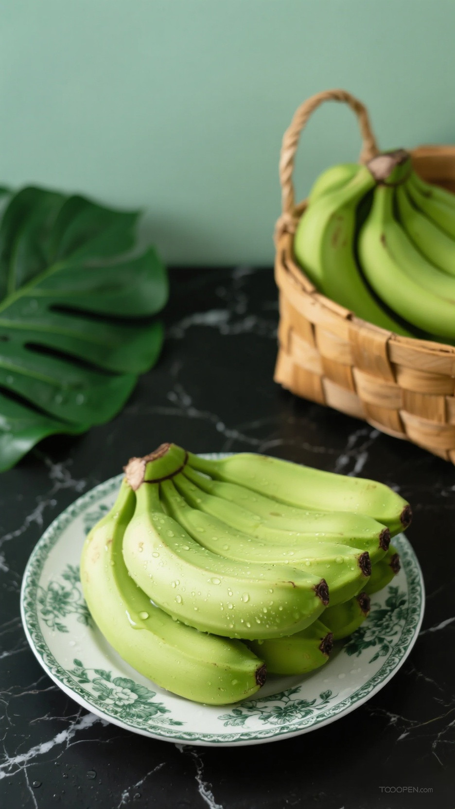 新鲜现摘香蕉创意摄影高清美图-06