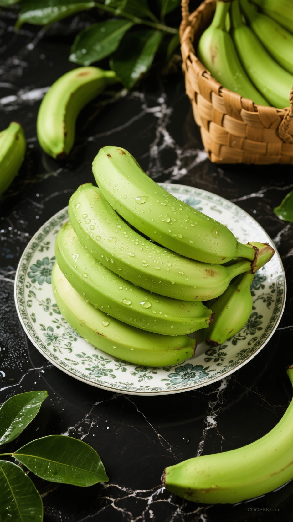 新鲜现摘香蕉创意摄影高清美图-07