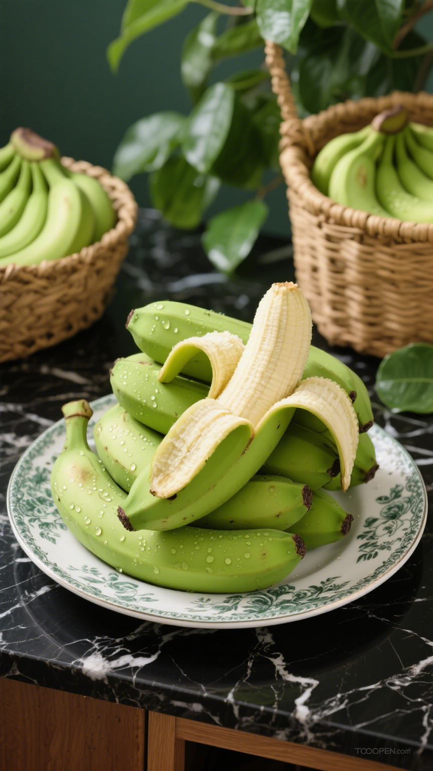 新鲜现摘香蕉创意摄影高清美图-21