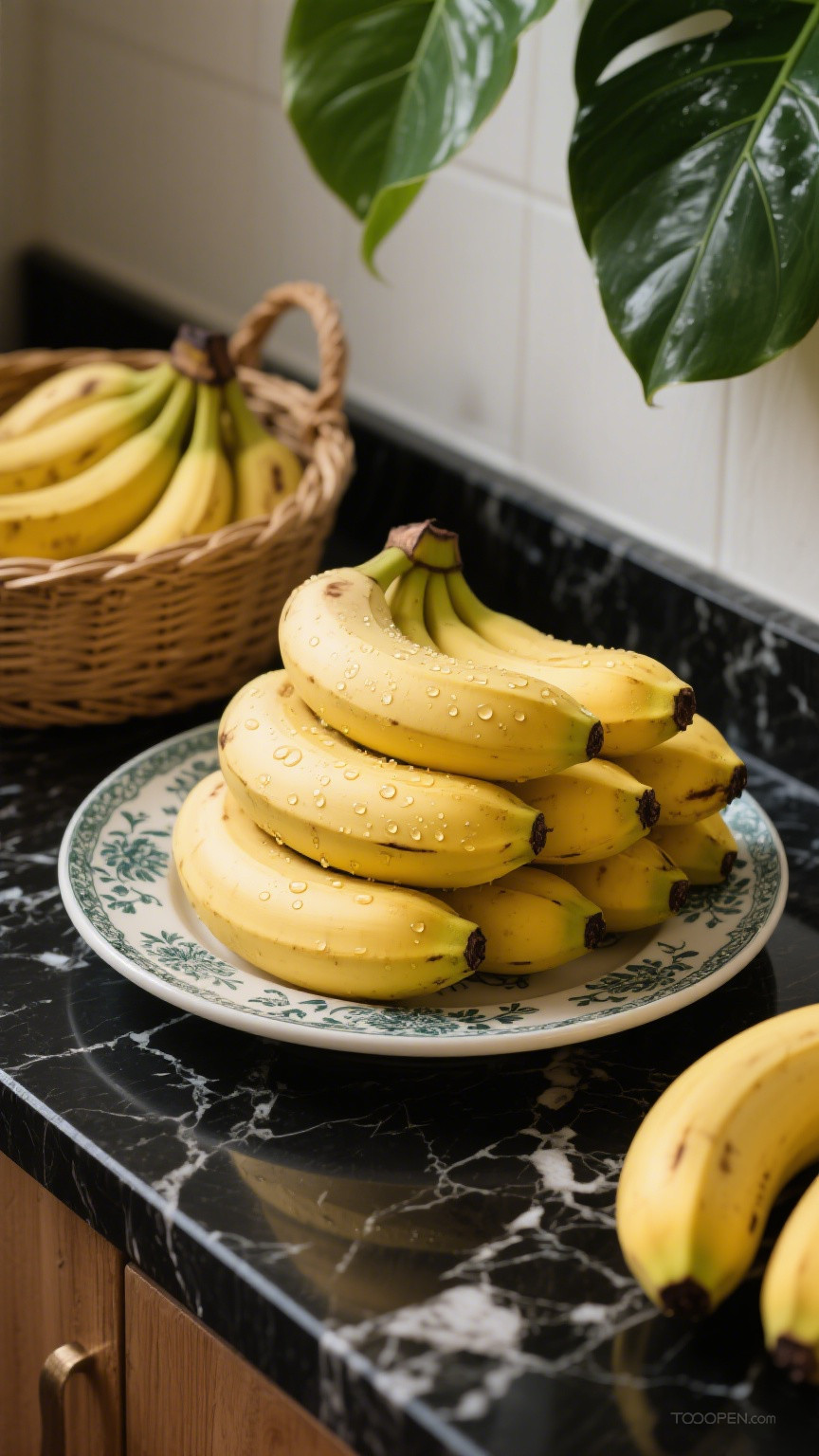 新鲜现摘香蕉创意摄影高清美图-22