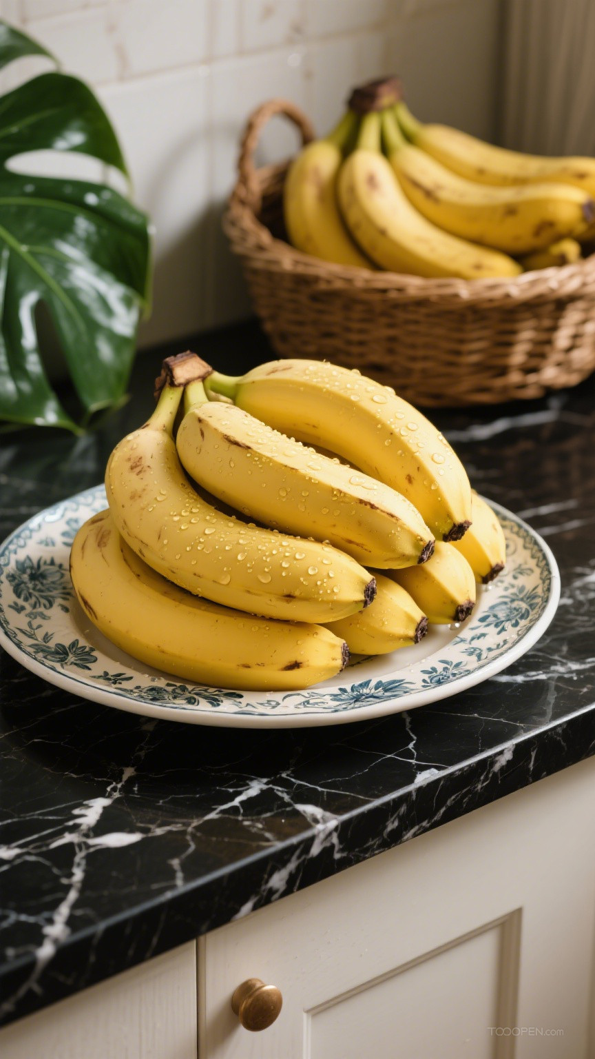 新鲜现摘香蕉创意摄影高清美图-23